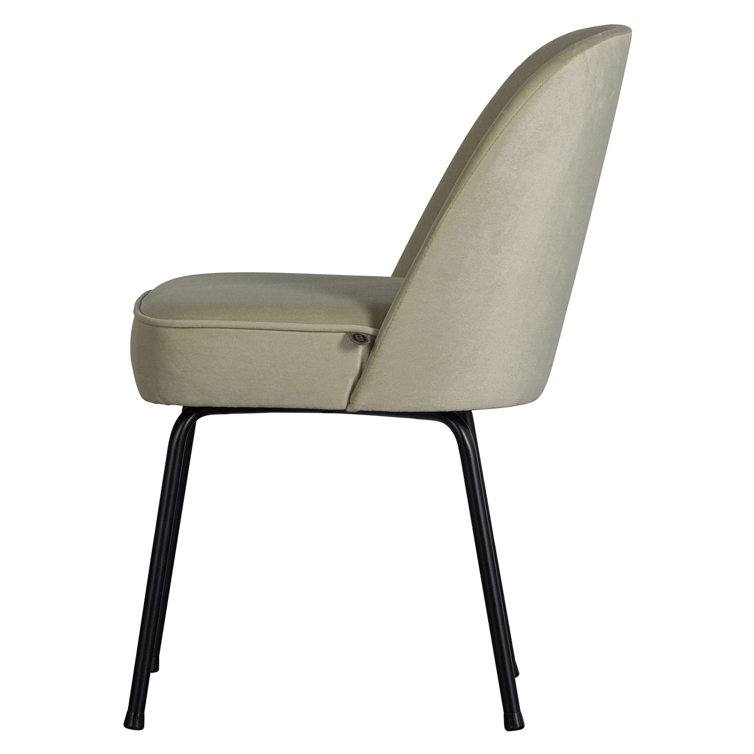 BePureHome 2er Set Esszimmerstuhl Vogue Samt pistazie