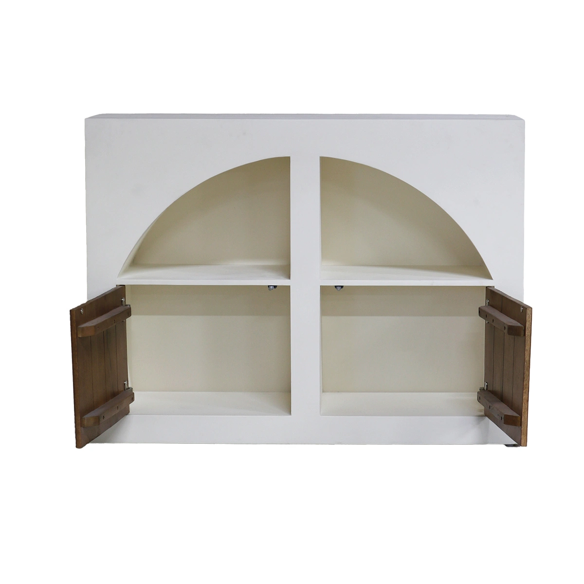 Sideboard Finé 120 cm mit 2 Türen Kommode Mangoholz MDF beige