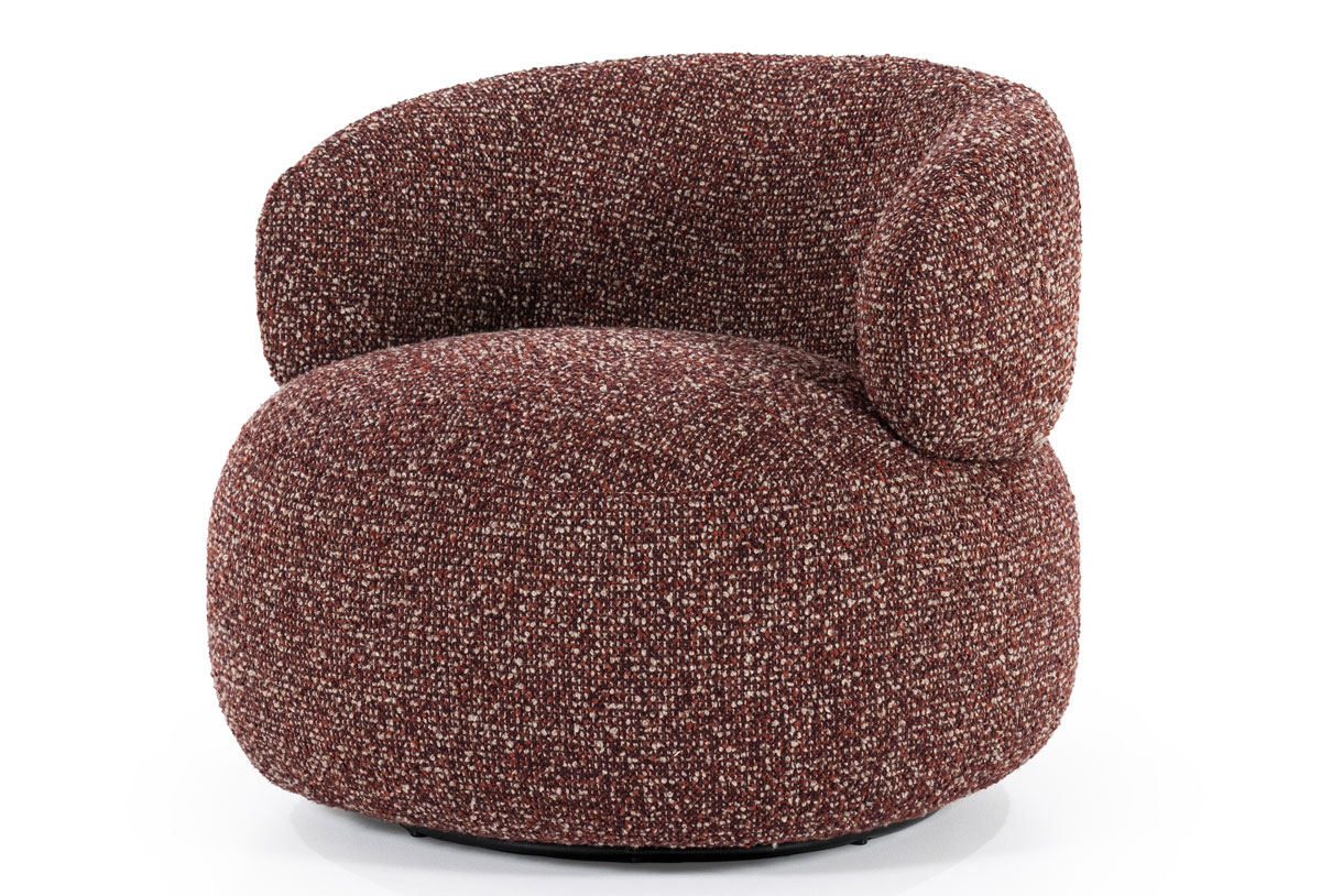 Sessel Relaxsessel Naeva rot Drehsessel