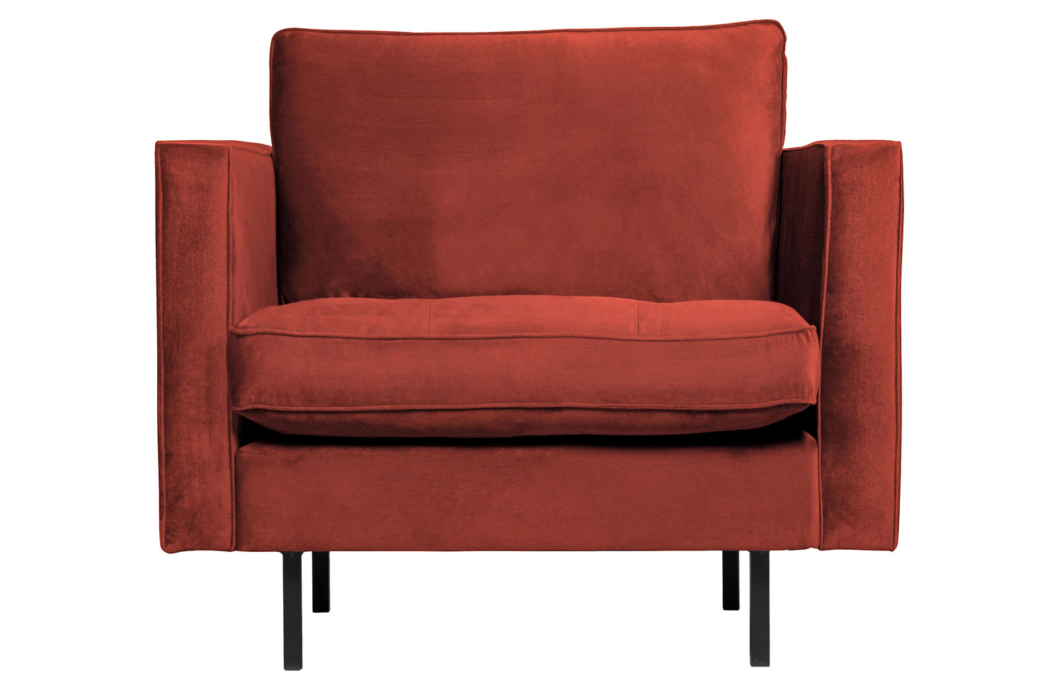 1,5 Sitzer Sessel Rodeo Classic Samt kastanie
