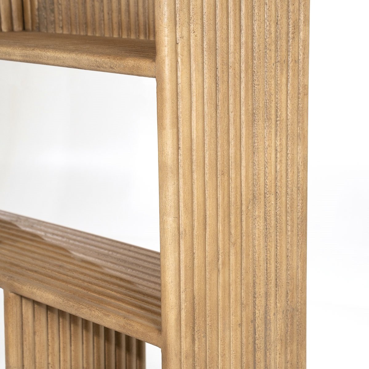 Bücherregal Regal Rigato groß H 200 cm Mango Massivholz braun