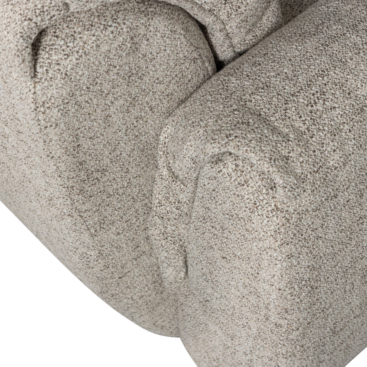 Loveseatsessel Sessel BAGGY Webstoff natur melange