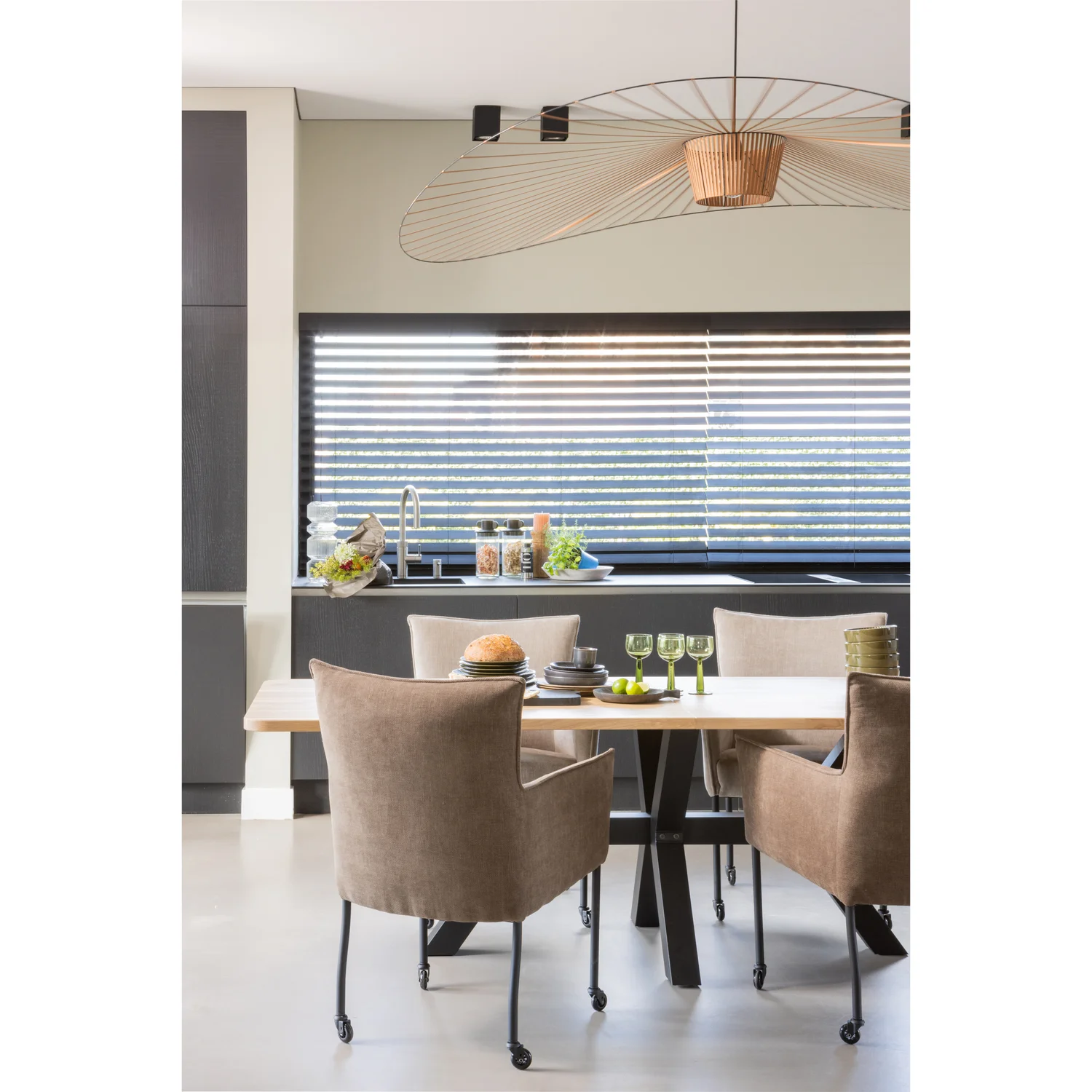 Tischplatte Tablo XL 240 x 100 cm Eiche Massivholz natur