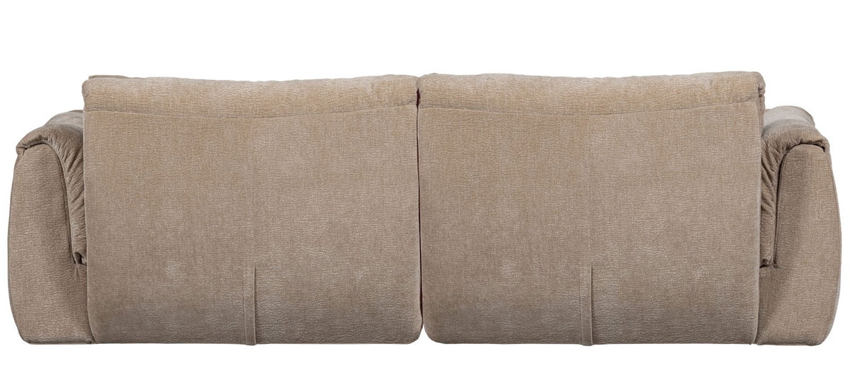 woood 2 Sitzer Sofa BAGGY 3D Chenille sandfarben Couch