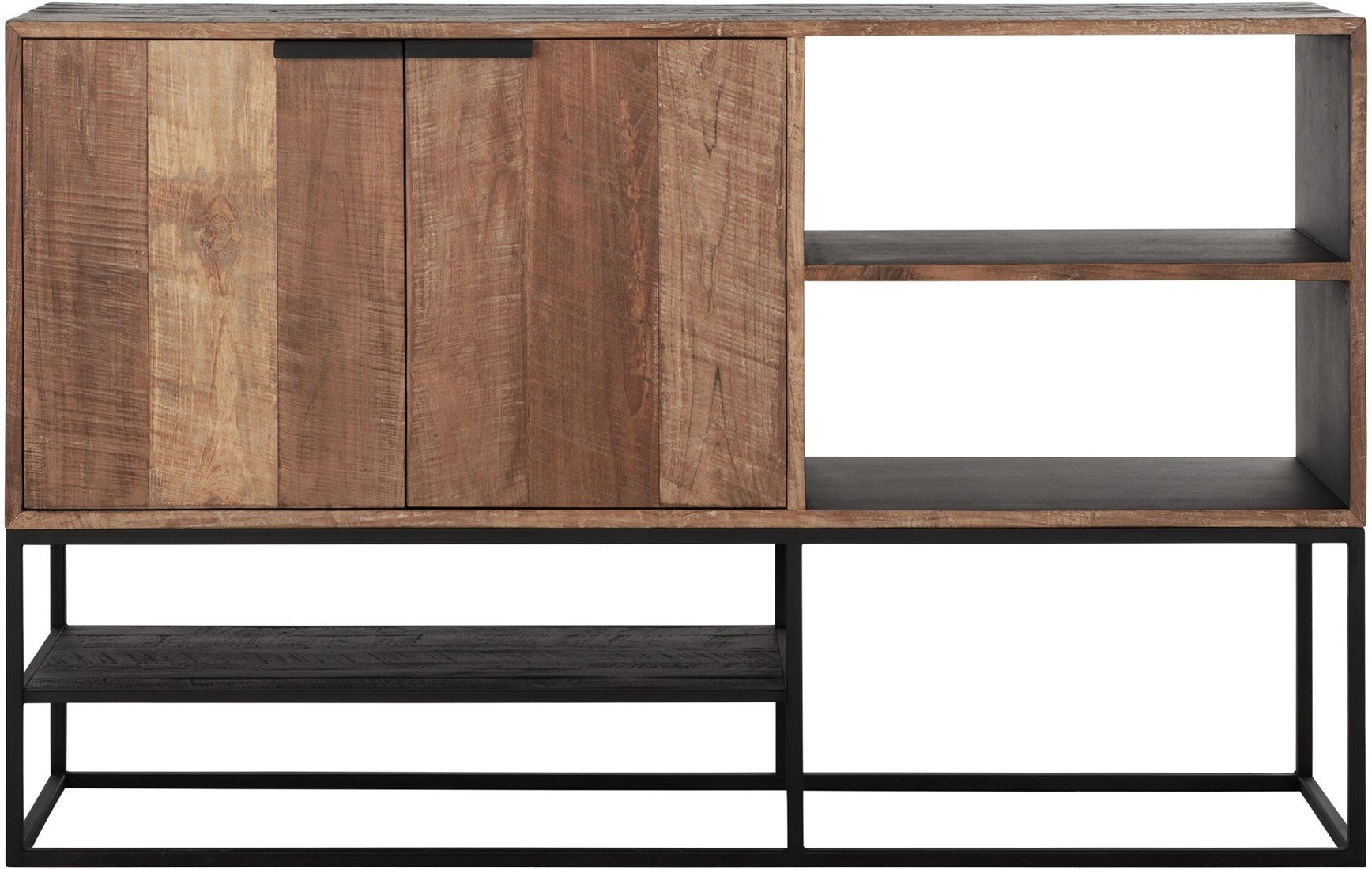 Sideboard Cosmo 160 cm recyceltes Teakholz Metall Kommode