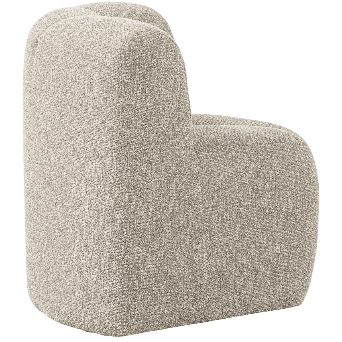 Esszimmerbank Eckbank MOJO Eck Element Bouclé beige melange