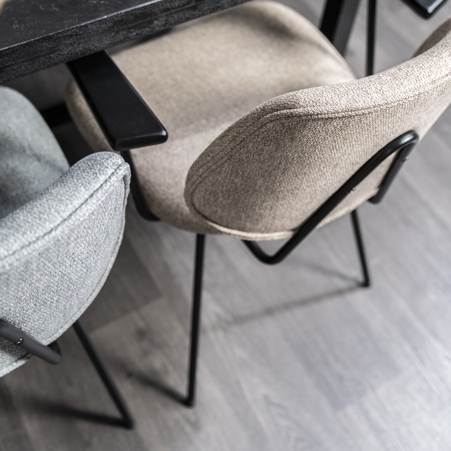 Armlehnstuhl Lynn beige Esszimmerstuhl Stuhl