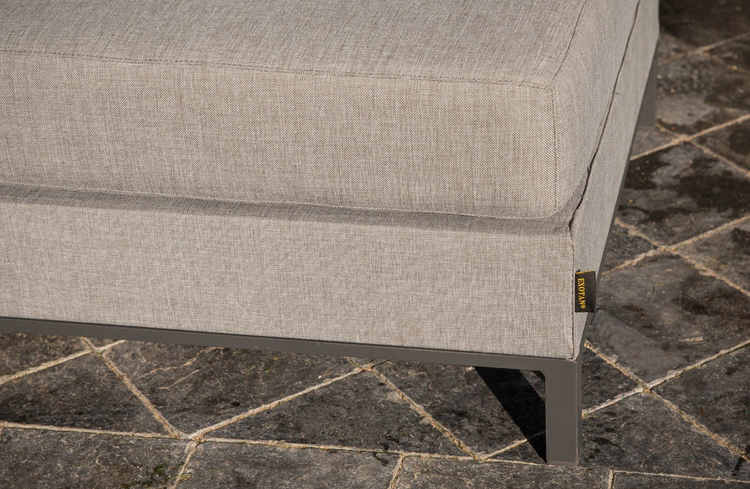 Garten Loungeset Sofa Sicilië links taupe