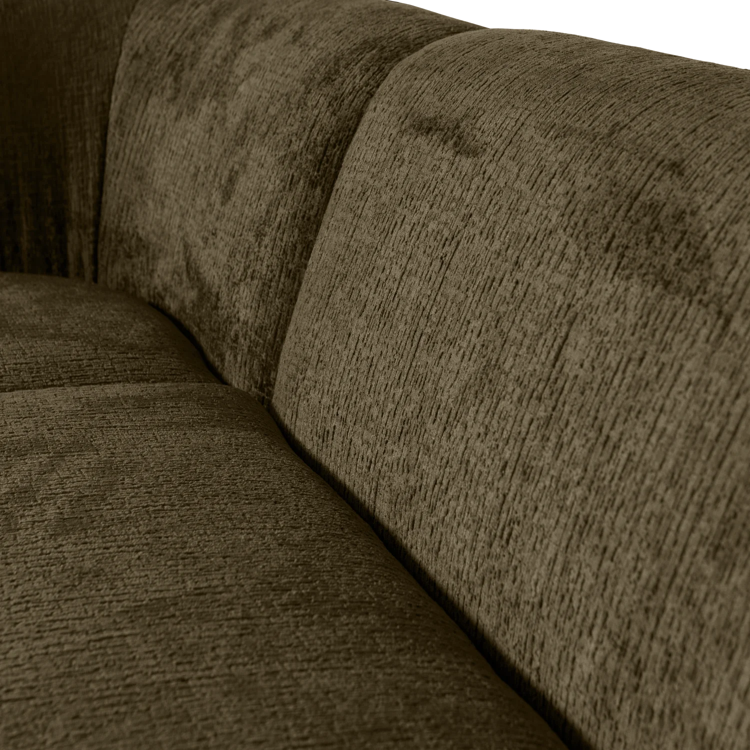 Eckgarnitur Sloping Struktur Velvet bonsai Ecksofa Longchair links