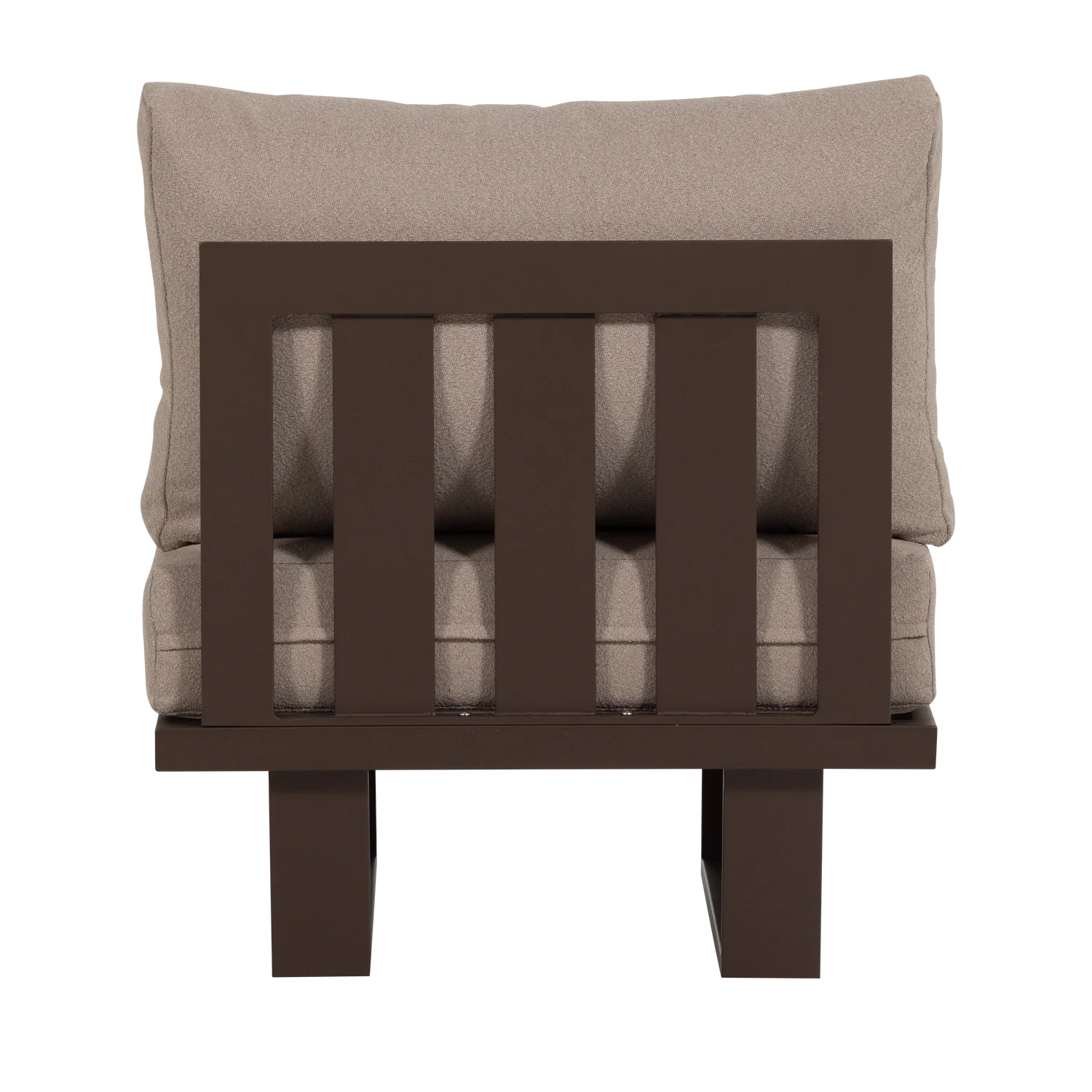 Outdoor Lounge Sessel BEAR braun Gartensessel Aluminium