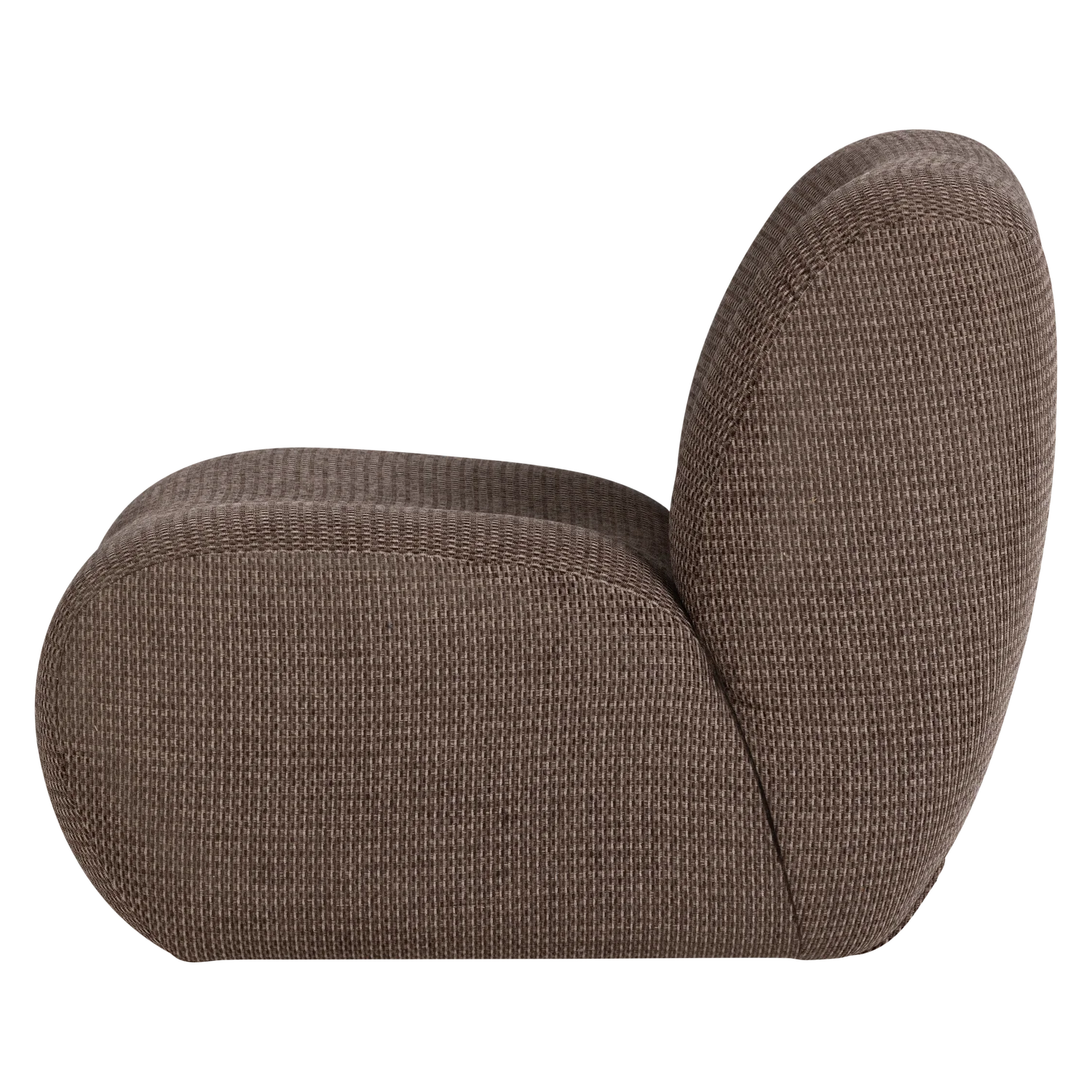 Lounge Sessel NOMU Chenille braun
