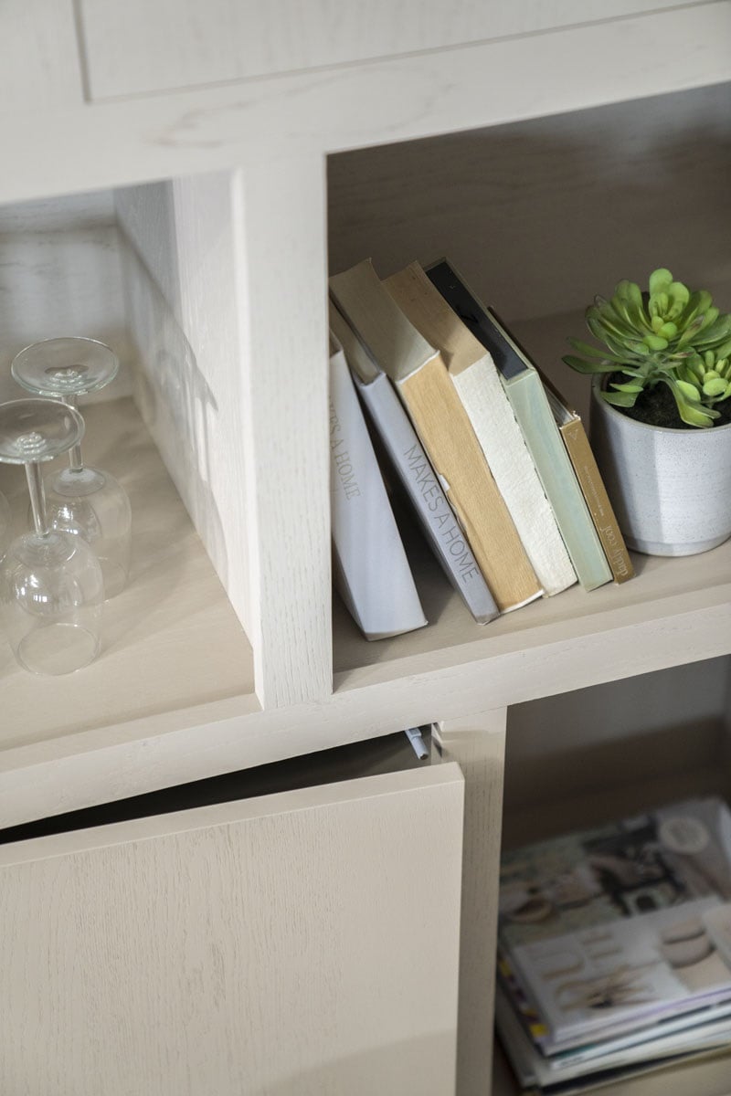 Schrank Bücherschrank Helsinki H 170 cm Eiche taupe