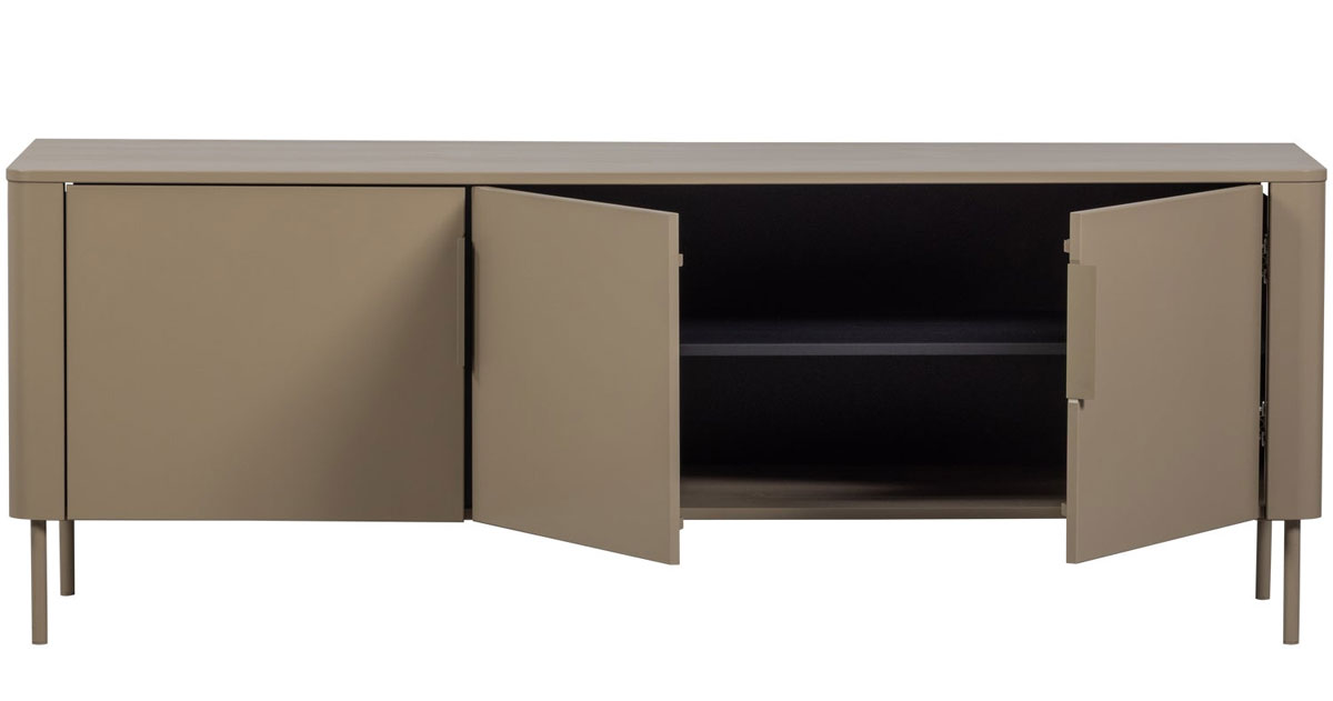 WOOOD Kommode TV Möbel GUNNAR 154 cm Kiefer schlammfarben