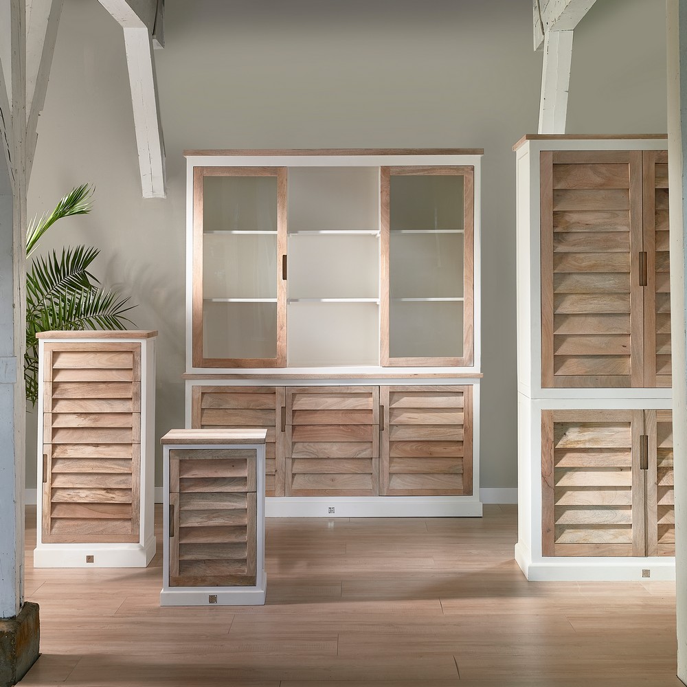 Rivièra Maison Kleiderschrank PACIFICA natur weiß 