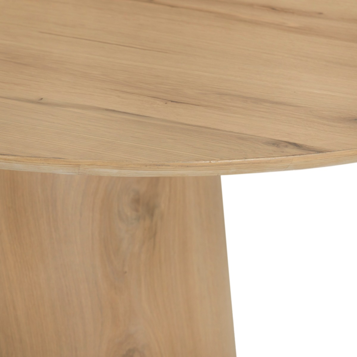 Esstisch Novero 200 x 110 cm Eiche Furnier hellbraun