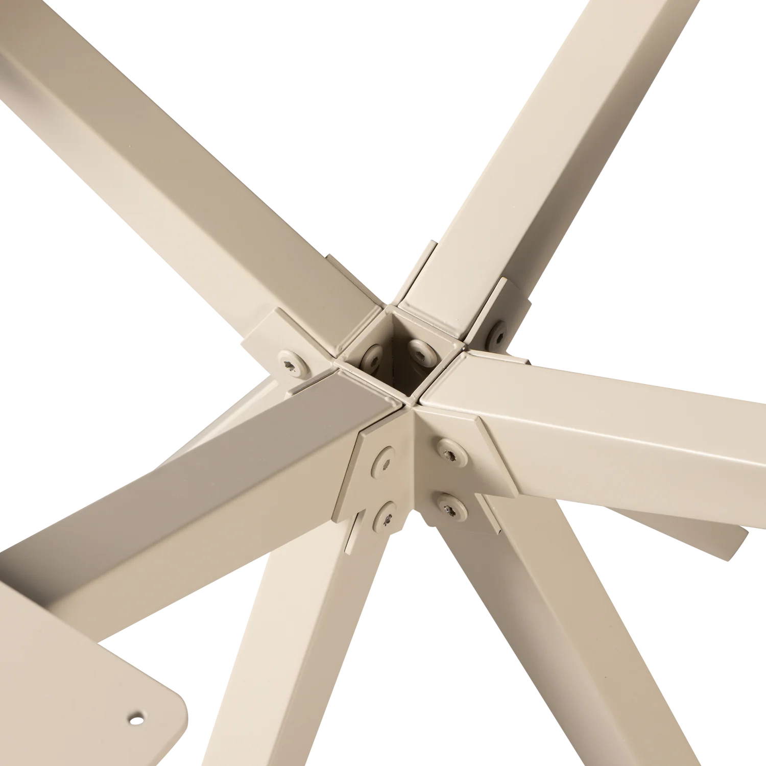 Tischbein HOLLAND Kreuzbein Tischgestell Metall dakargrau