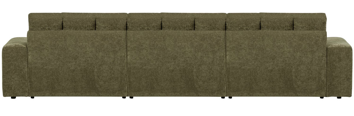 woood 3 Sitzer Sofa SECOND DATE Webstoff vintage grün