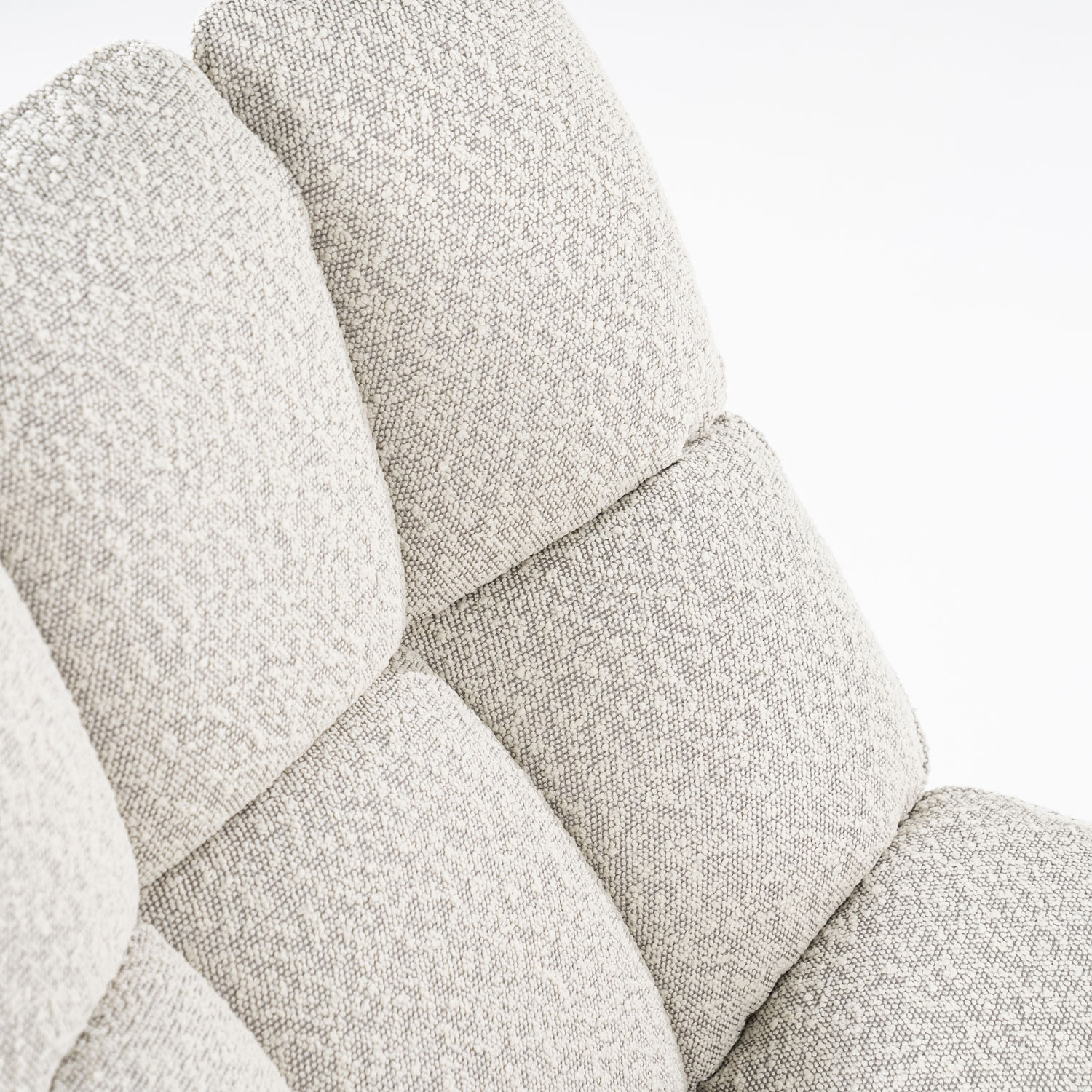 Sessel BENTE drehbar Stoff beige