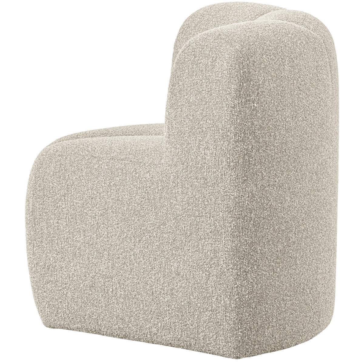Esszimmerbank Eckbank MOJO Eck Element Bouclé beige melange
