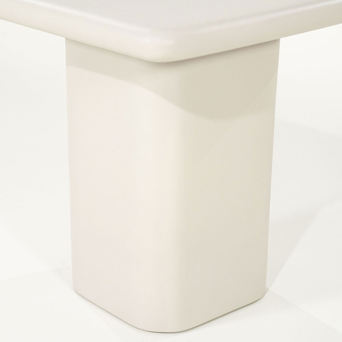 Beistelltisch Siminto 40 x 40 cm Zement beige