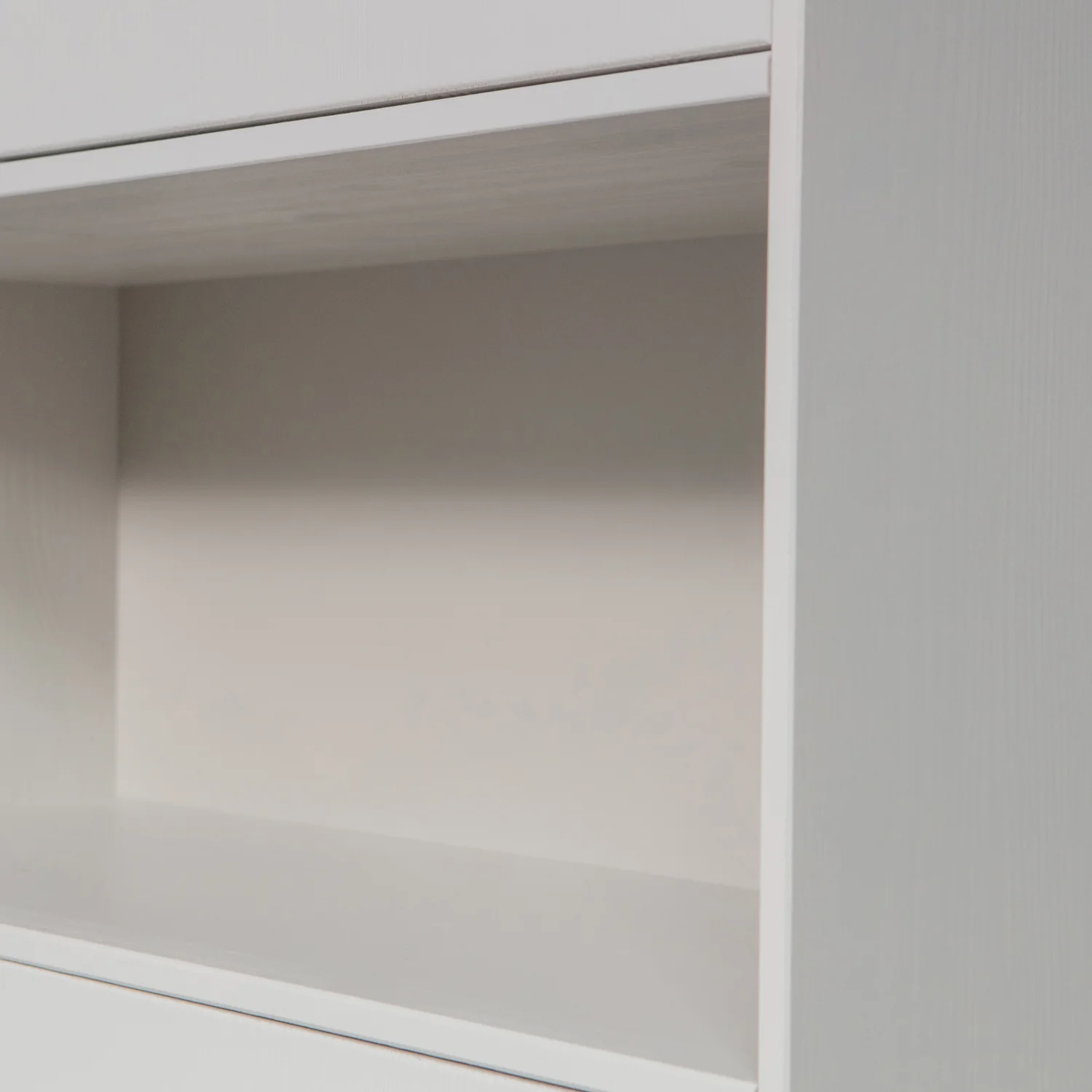 Buffetschrank Schrank Finca H 210 cm Schrank Kiefer nebelgrau