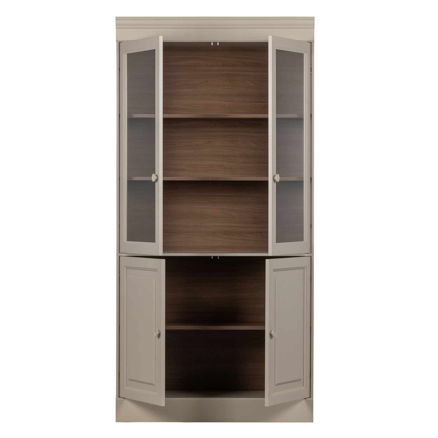 Vitrine Chow B 105 cm Kiefer dakargrau