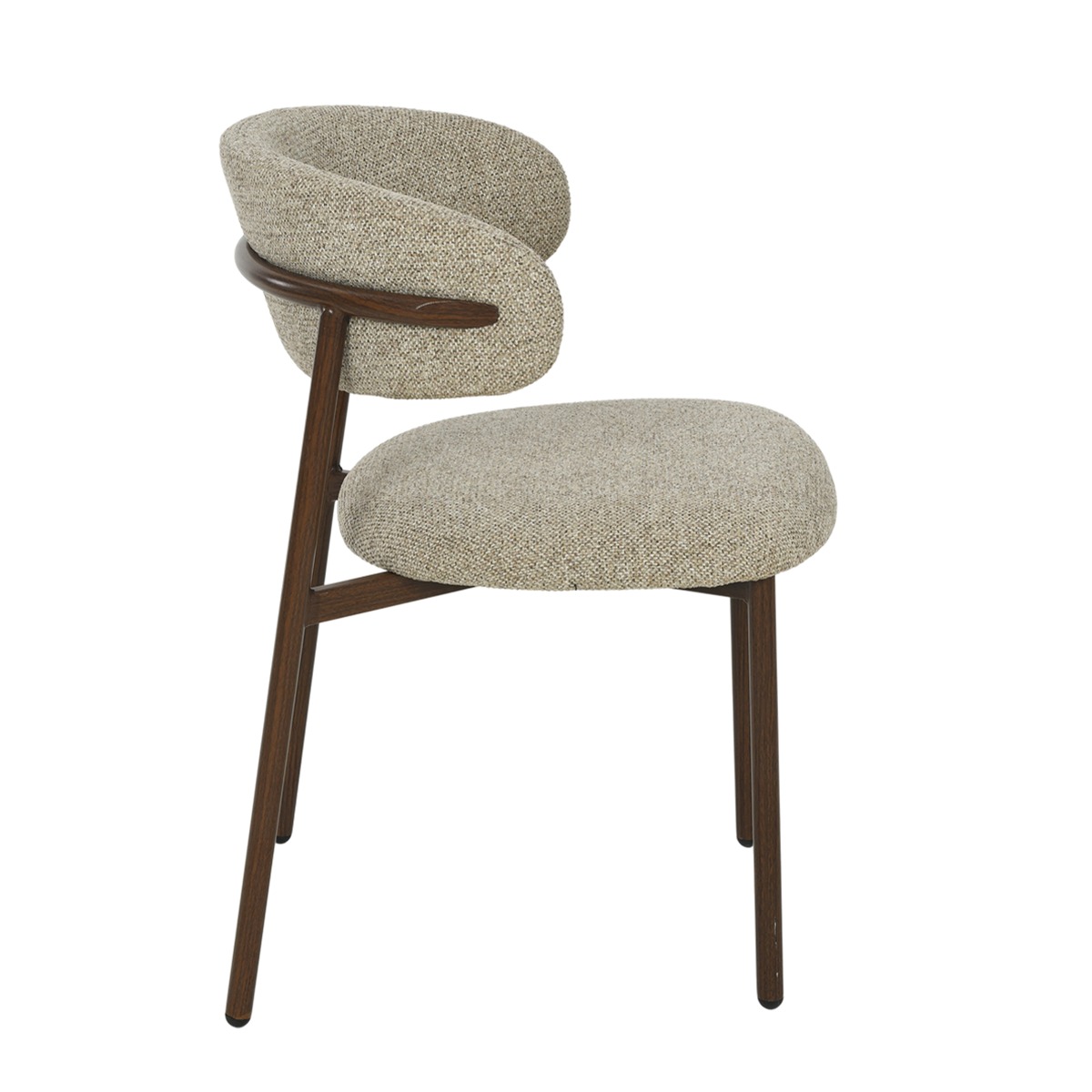 Esszimmerstuhl Hush Stuhl Stoff grau beige Esstischstuhl