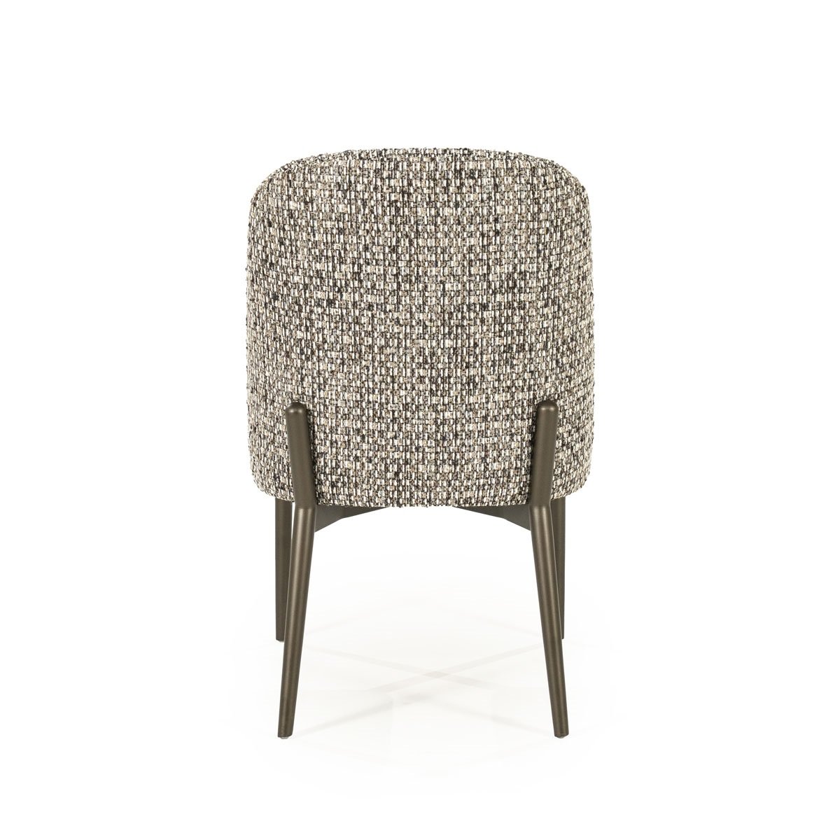 Esszimmerstuhl Tobias Vierfußstuhl Metall Stoff taupe