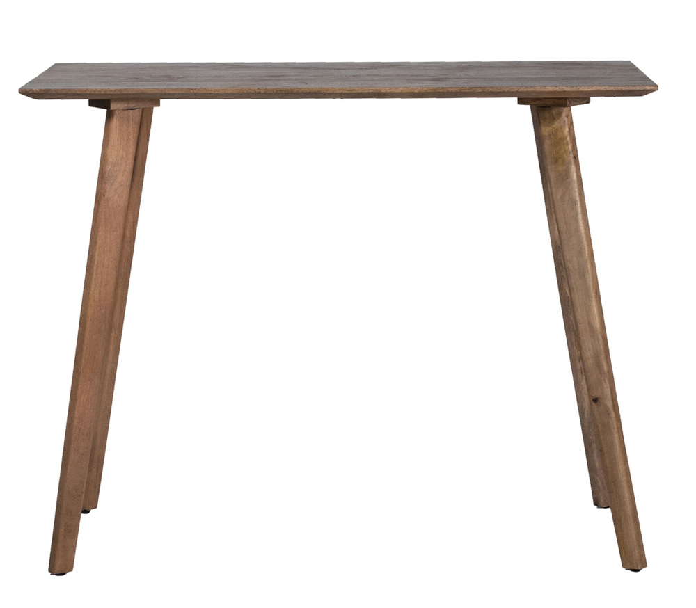 Bartisch Stockholm Mangoholz 140 cm Höhe 110 cm