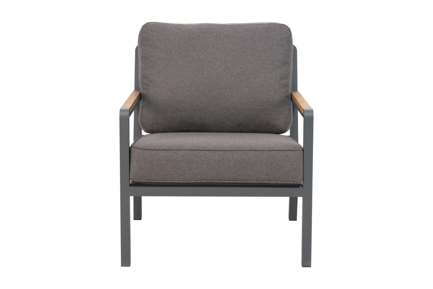 Garten Lounge Set Nova 3 Siter Sofa und 2 Sessel Aluminium anthrazit