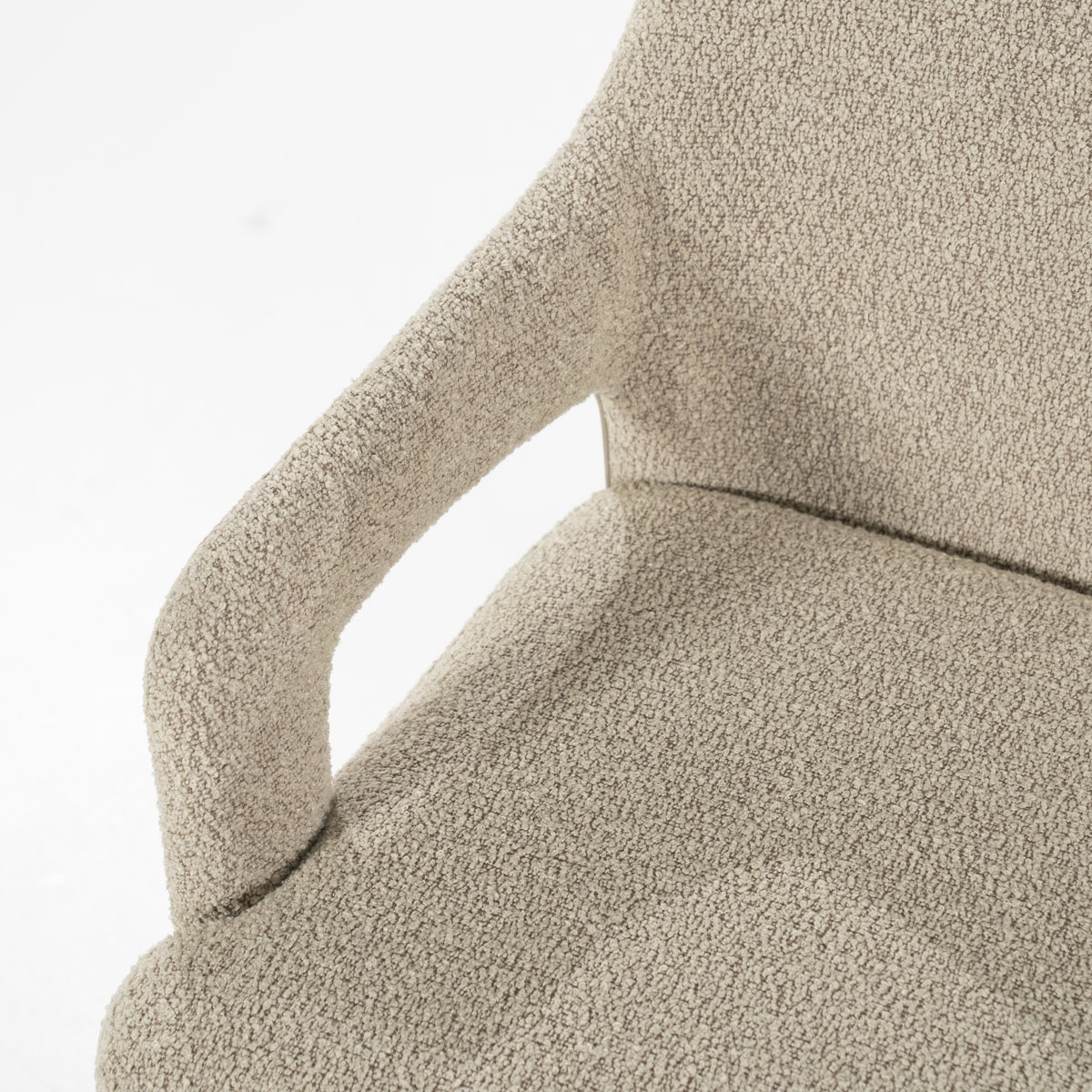 Esstischbank Fika 140 cm Stoff taupe Sitzbank