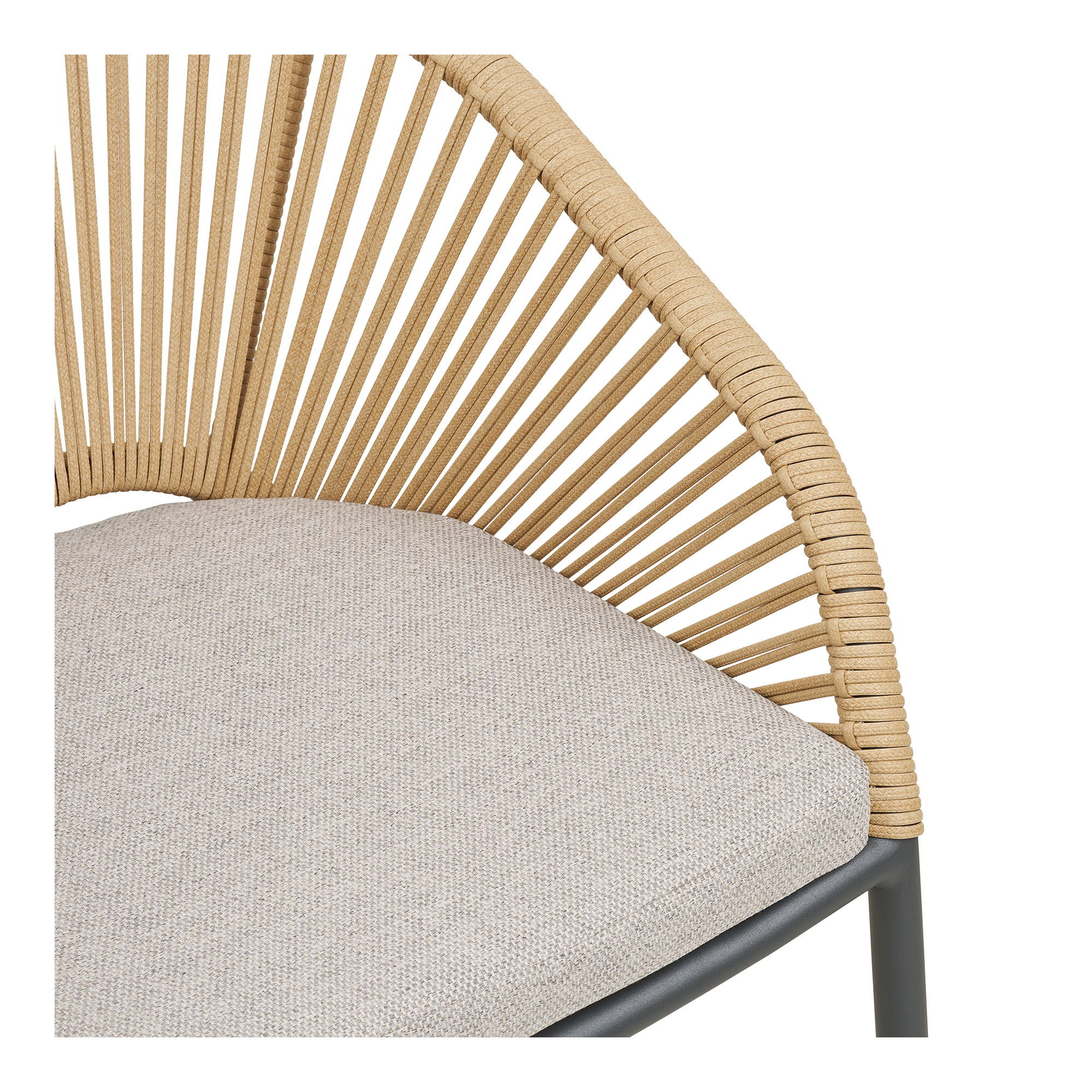 4er Set Gartenstuhl Armlehnstuhl ROMA Aluminium mit Kissen