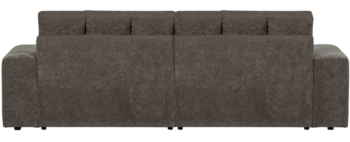 woood 2 Sitzer Sofa SECOND DATE Webstoff vintage warmgrau
