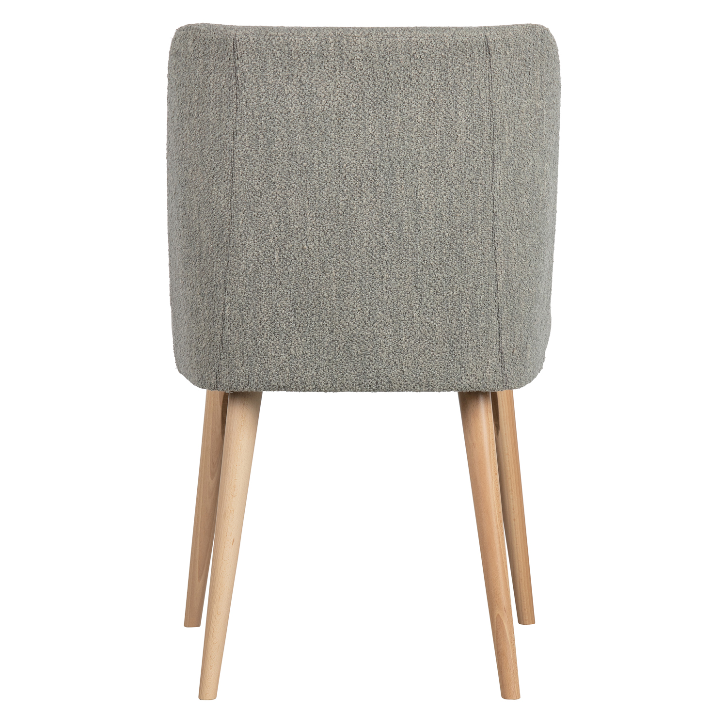 vtwonen 2er Set Esszimmerstuhl Force Bouclé grau