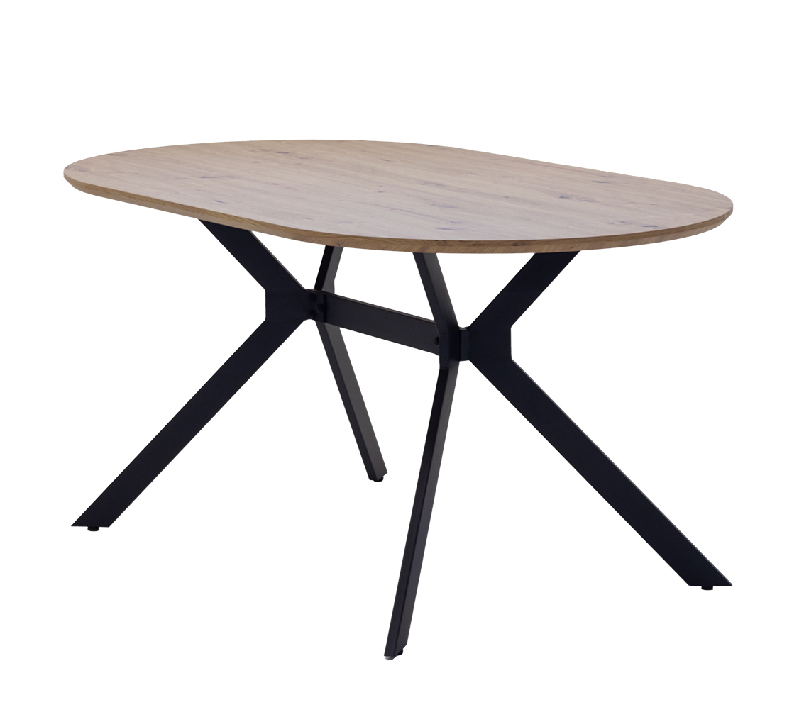 Esstisch KULIAN oval 160 cm natur