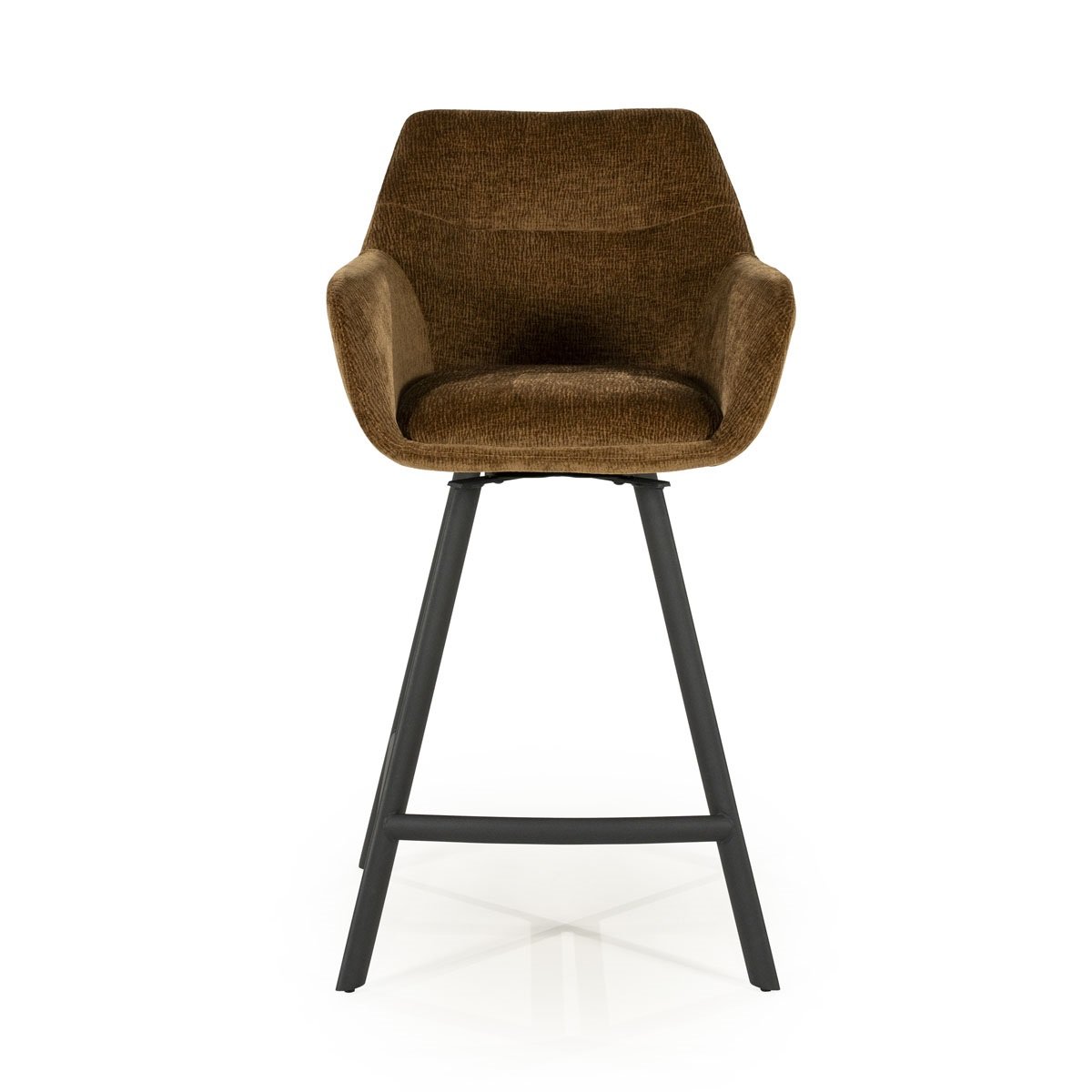 Barstuhl Bliss SH 68,5 senffarben mit Armlehne drehbar Drehstuhl Barhocker