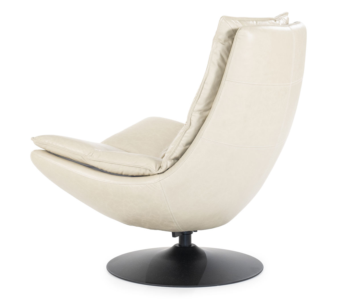 Sessel Relaxsessel Sven Boho Leder beige Drehsessel