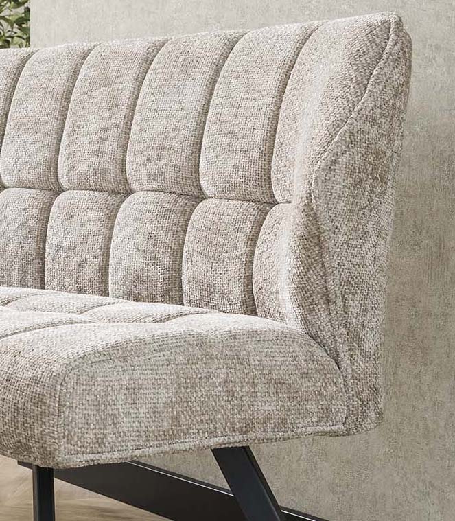 Esstischbank FINO 180 cm Chenille sandfarben