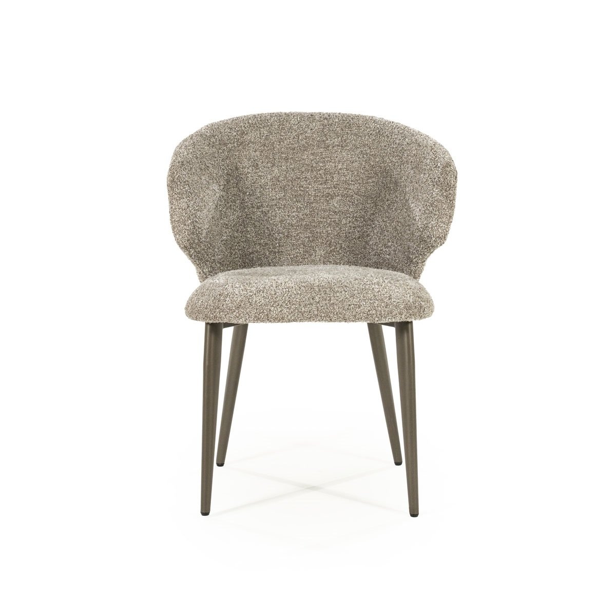 Esszimmerstuhl Mateo Vierfußstuhl Stoff taupe