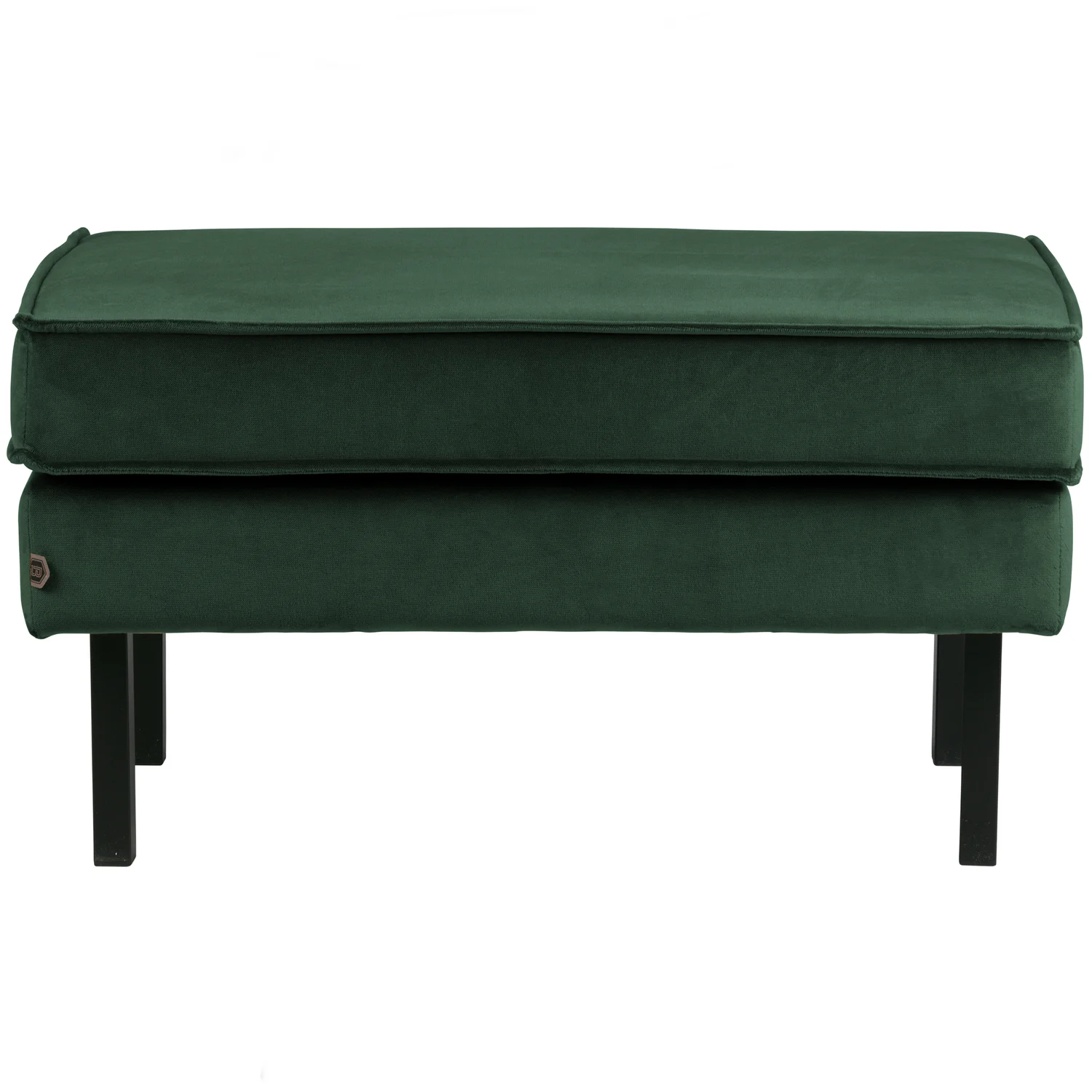 Hocker Fußhocker RODEO Samt Velvet waldgrün