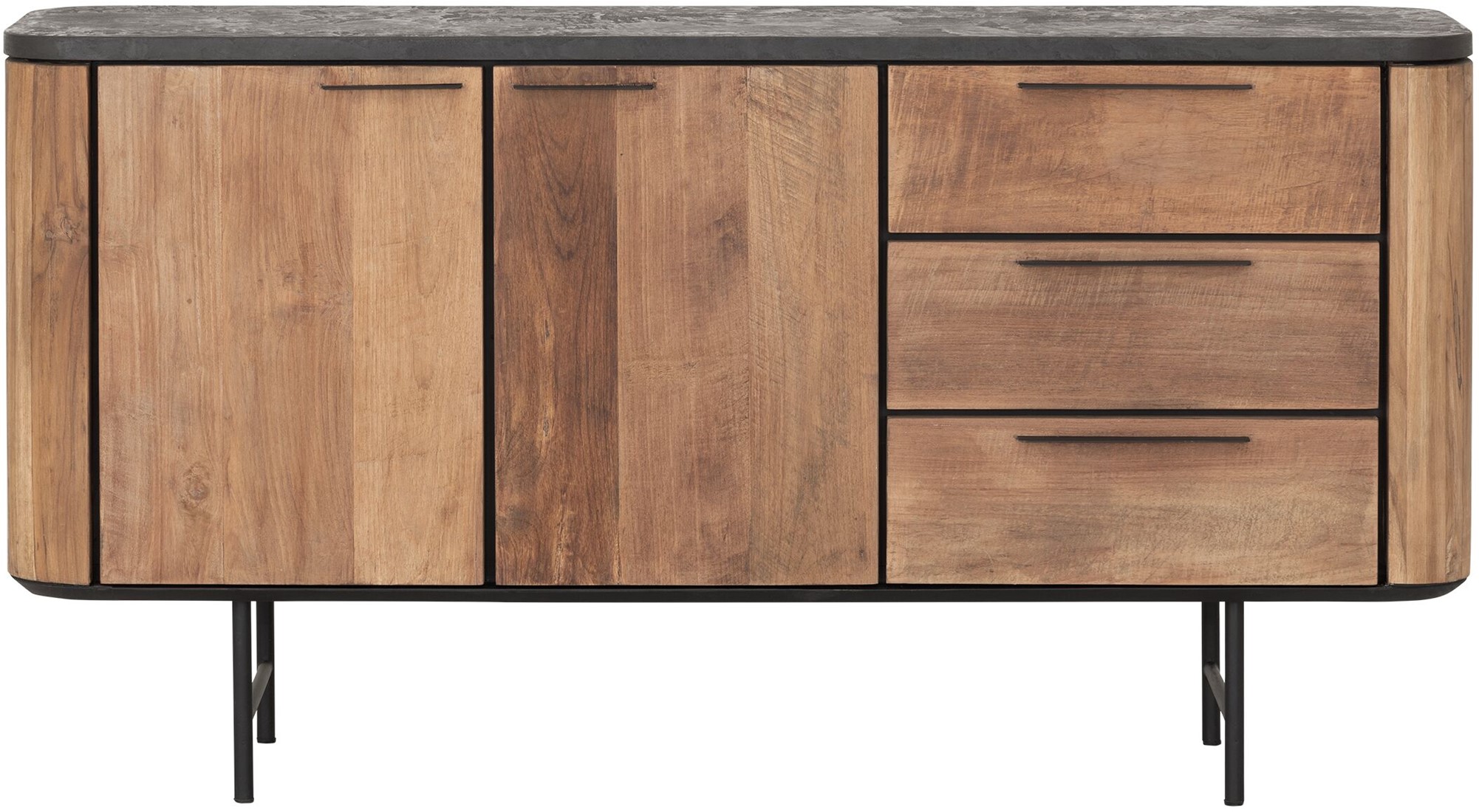 Sideboard Soho 160 cm recyceltes Teakholz Mortex Kommode