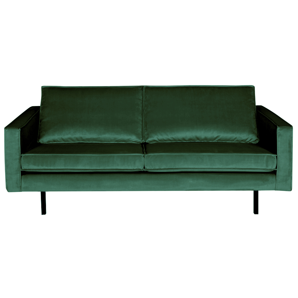 2,5 Sitzer Sofa Rodeo Samt grün