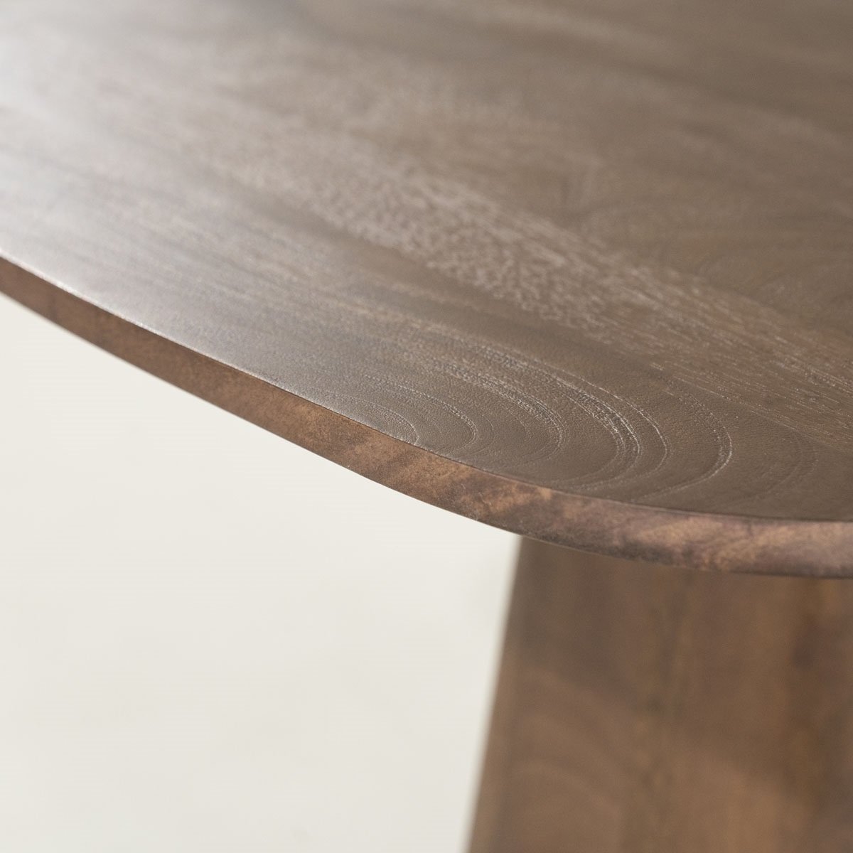 Esstisch Aron quadratisch 80 x 80 cm Mango Massivholz braun