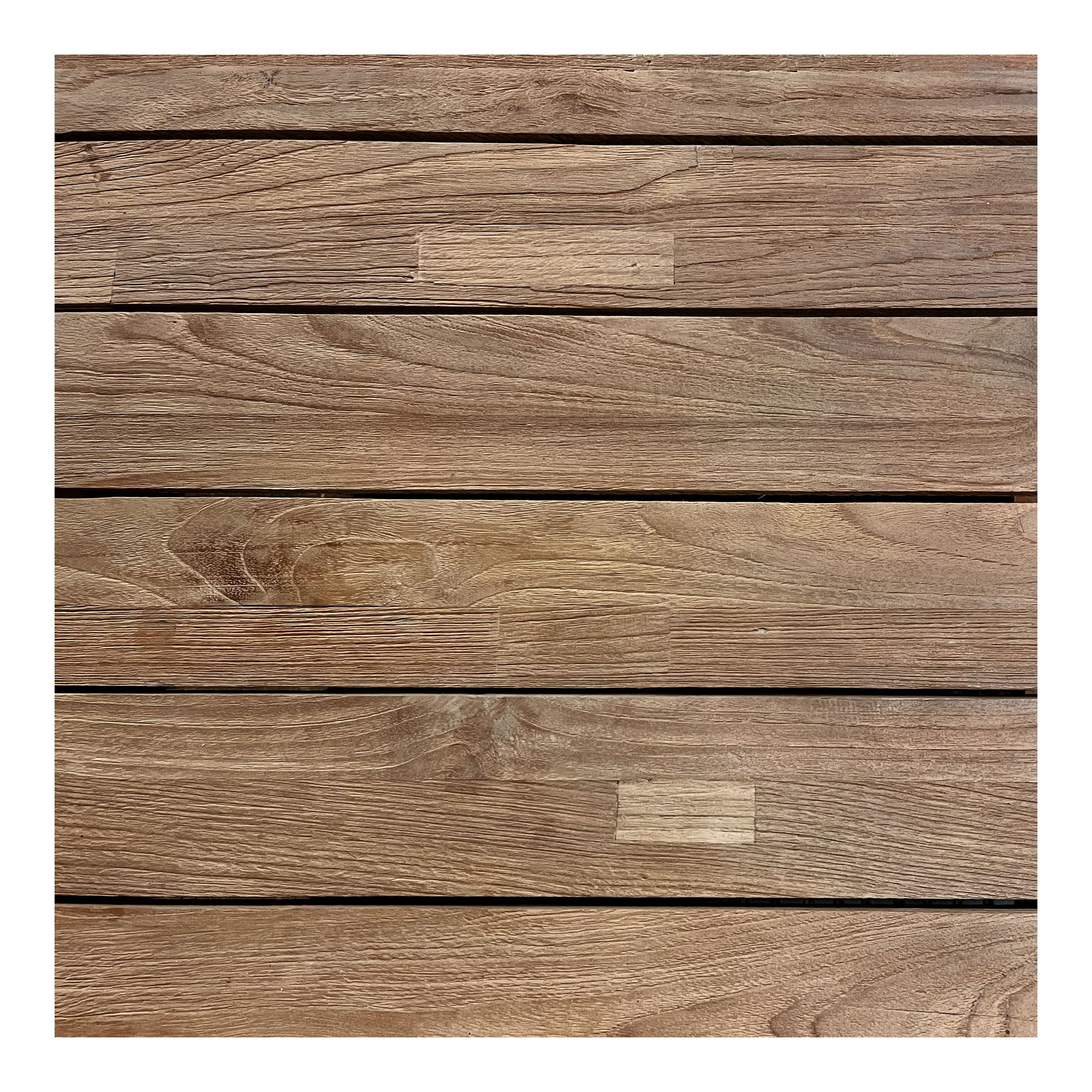 Gartentisch NOLOS 240 x 100 cm Teakholz braun