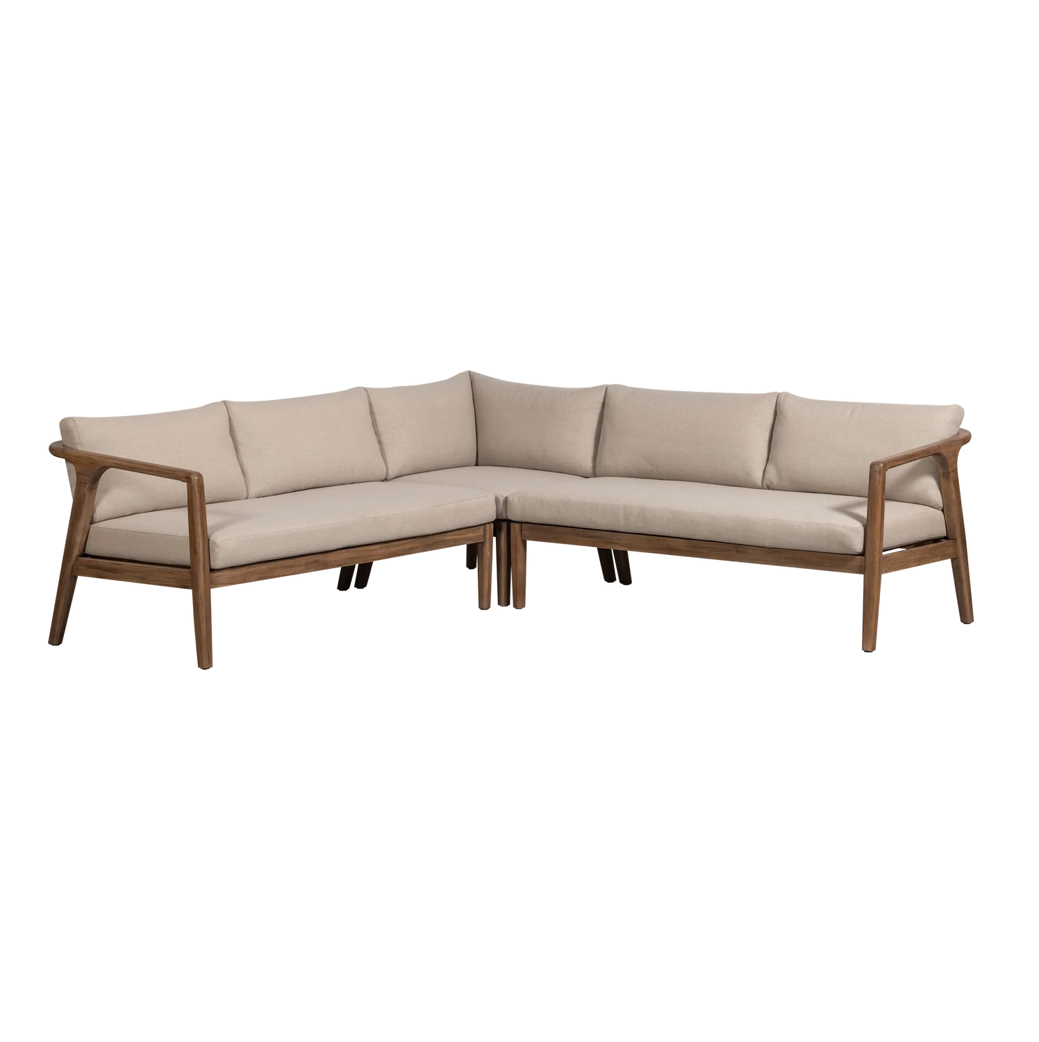 Garten Loungeset Sofa BIAM Akazie natur