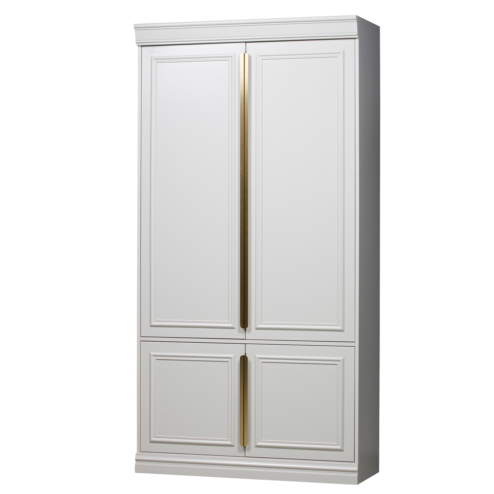 Schrank Organize Kiefer hellgrau Kleiderschrank