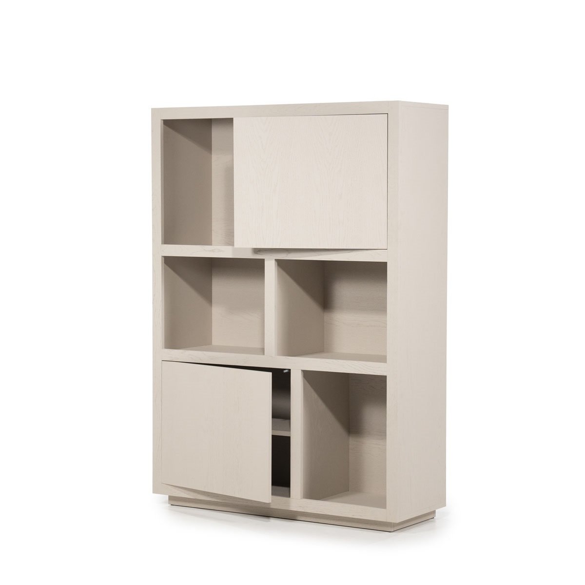Schrank Bücherschrank Helsinki H 170 cm Eiche taupe