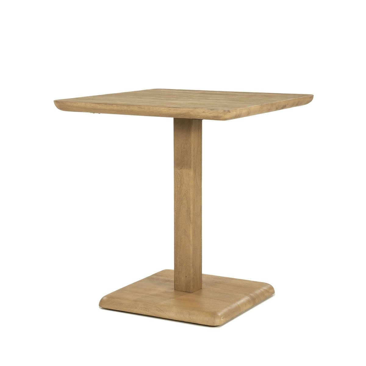 Bistrotisch Florent quadratisch 70 x 70 cm Mango Massivholz brauntöne