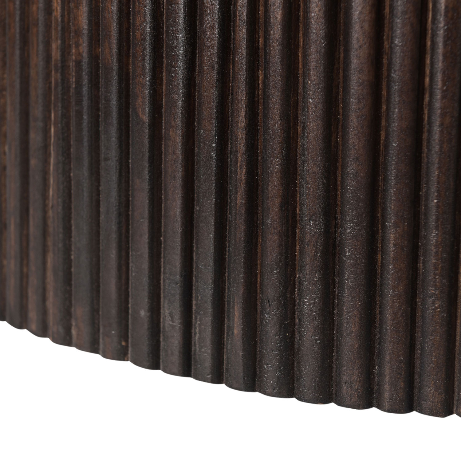 Esstisch Salvator oval 230 x 110 cm Mangoholz Farbe wallnuss