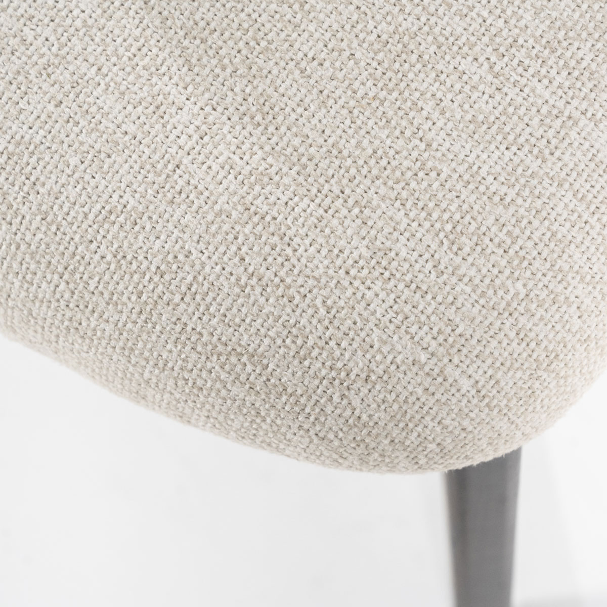 Esszimmer Stuhl Mikky Eiche Holz Stoff beige